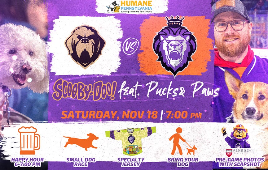 Reading Royals - Pucks & Paws Night